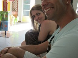 Visite de la petite cousine !